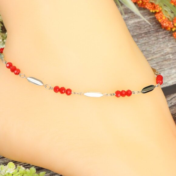 "Elegant Handmade Anklet – Delicate Jewelry for Women, MAR091124 - Picture 10 of 10